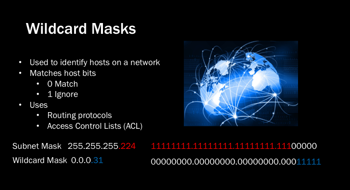 تفاوتي های WildCard Mask با Subnet Mask در چیست