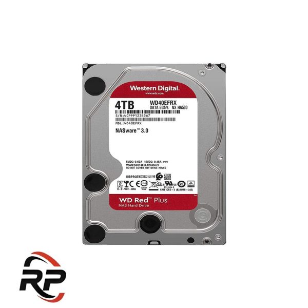 هارد ذخیره ساز وسترن دیجیتال مدل Red Plus WD40EFRX 4TB