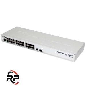 روتر سوئیچ میکروتیک مدل CRS326-24G-2S+RM